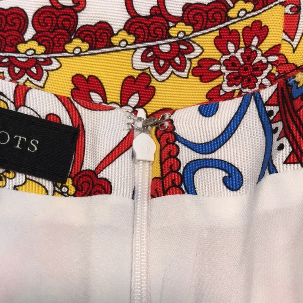 NEW‎ Talbots Paisley Skirt. Size 8